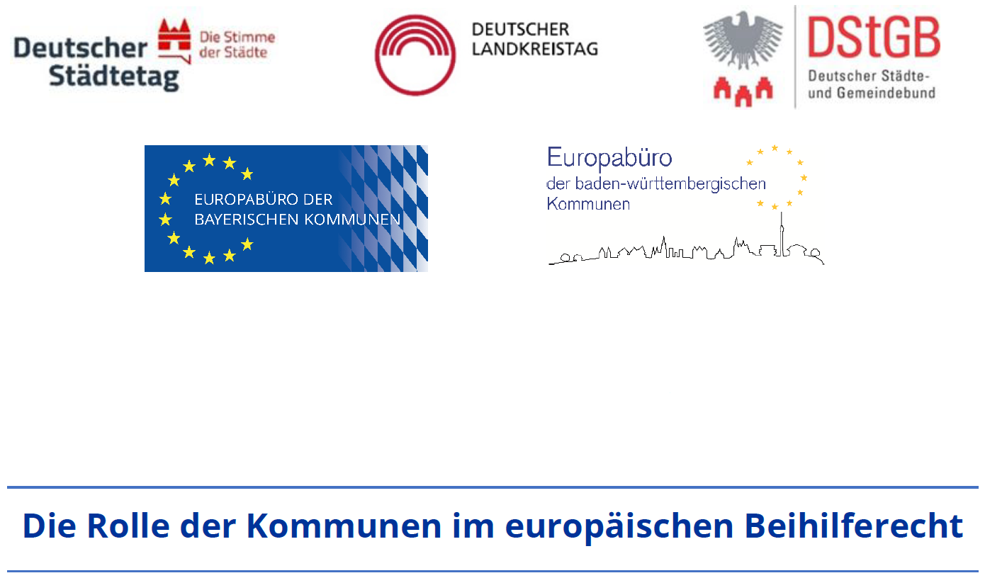 Die Rolle der Kommunen im europäischen Beihilferecht